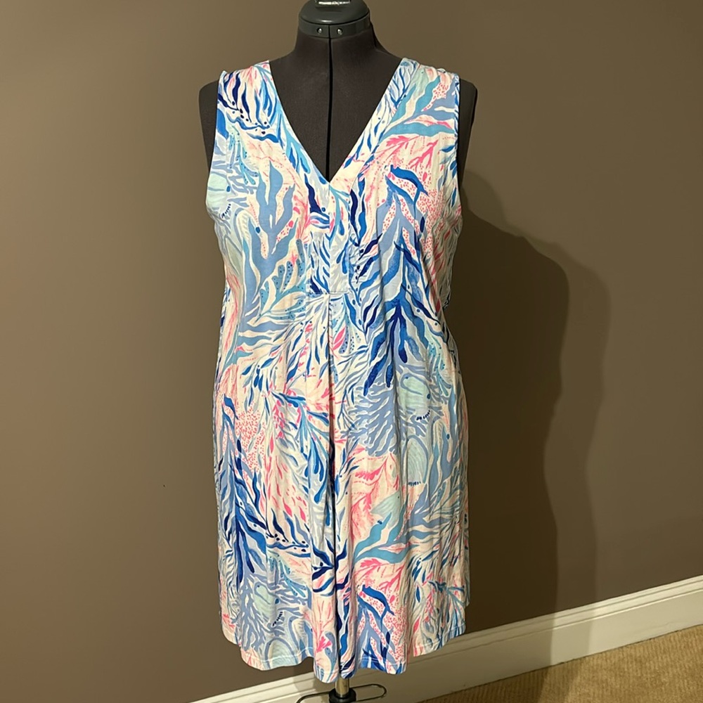 Lilly Pulitzer Kaleidoscope Coral Dress